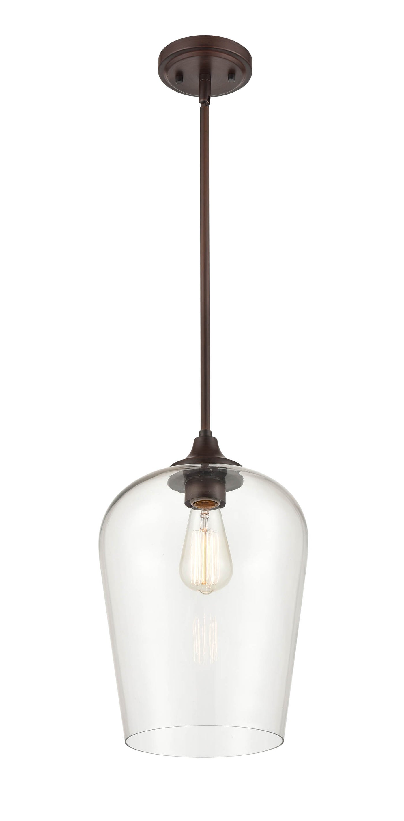 51'' Ashford Rubbed Bronze 1 Light Mini Pendant