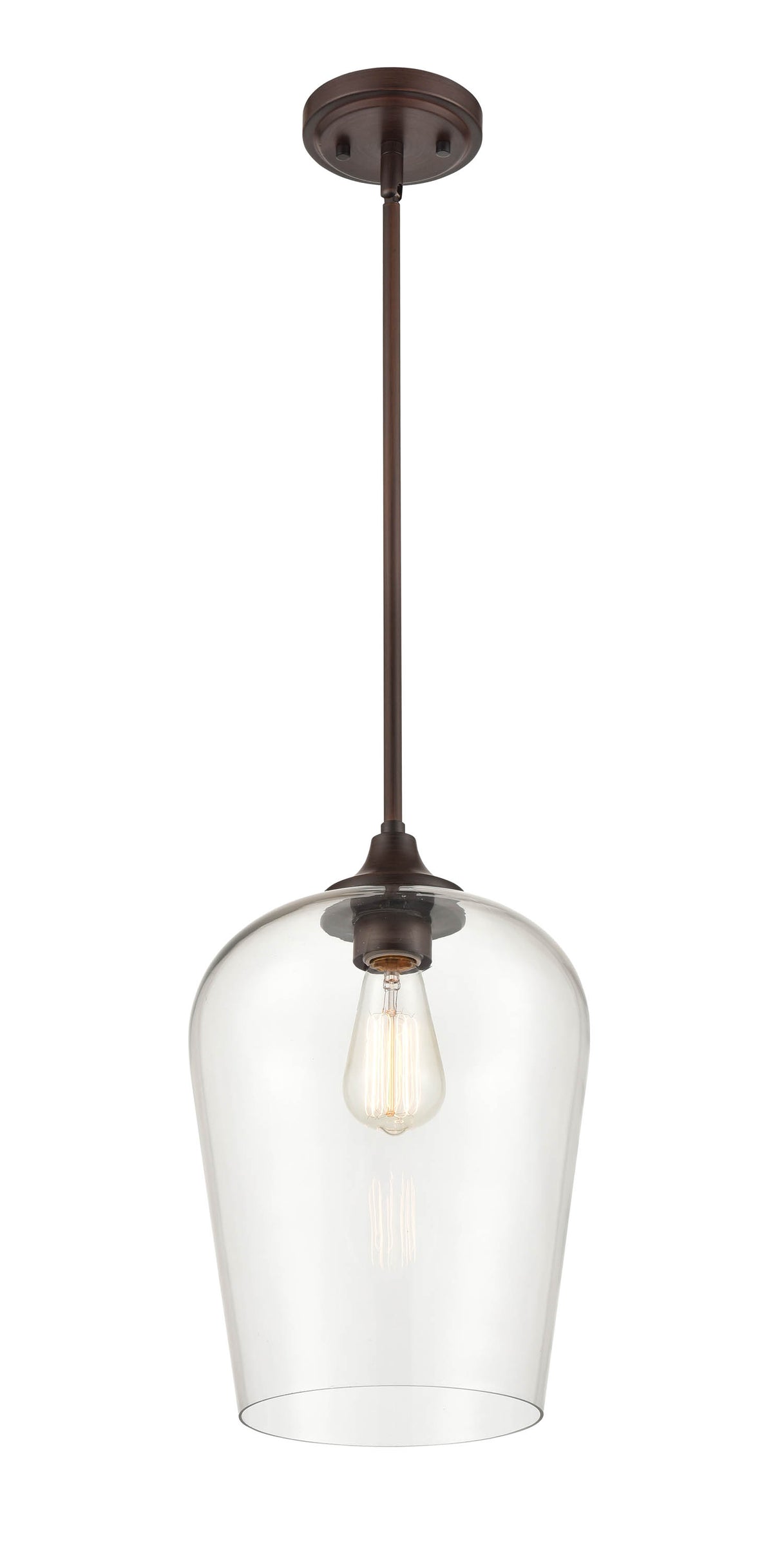 51'' Ashford Rubbed Bronze 1 Light Mini Pendant