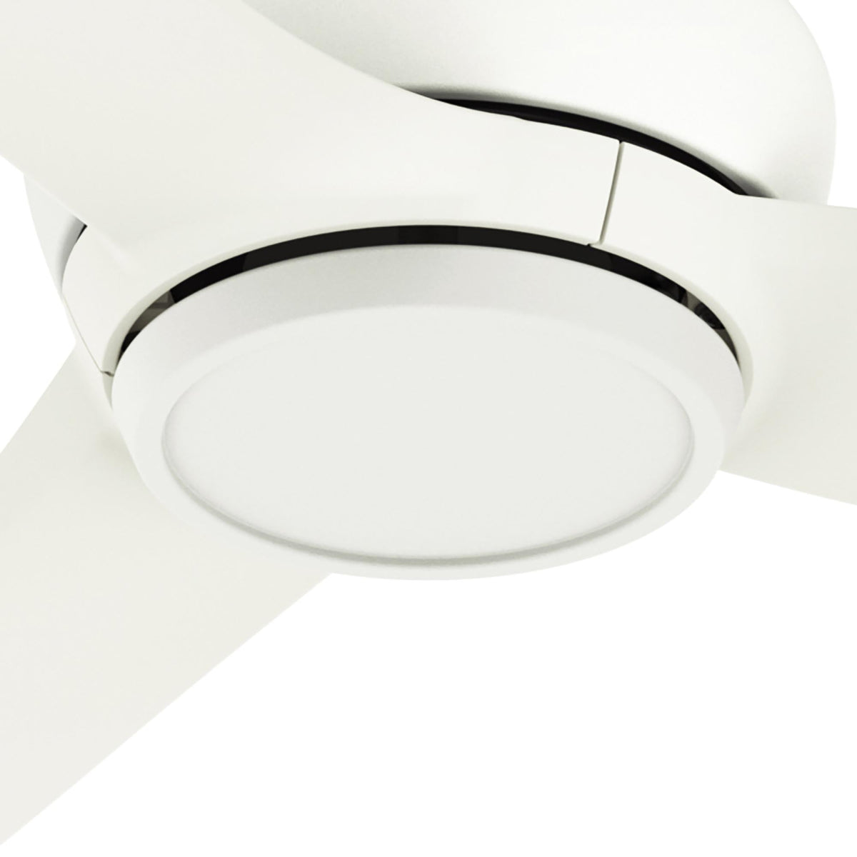 52 inch Mazzini ENERGY STAR® Matte White Damp Rated Ceiling Fan and Handheld Remote