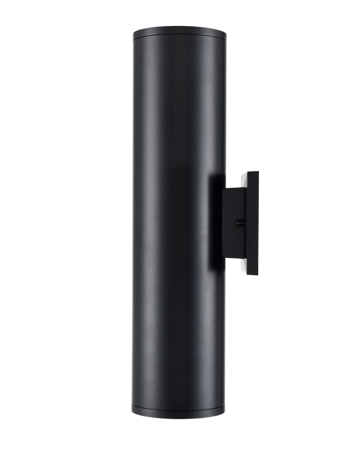 18-inch Vegas Powder Coated Black Outdoor Wall Sconce