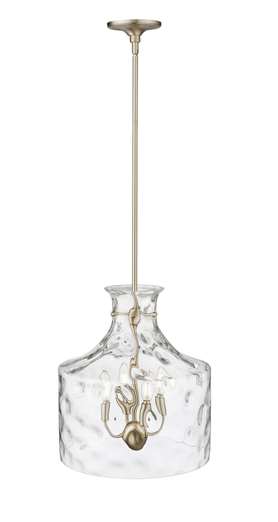 16.5'' Santorini Modern Gold 4 Light Pendant