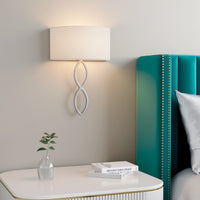 12.8'' Rylee Brushed Nickel 1 Light Wall Sconce