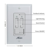 Hunter Multi-Fan Wall Control