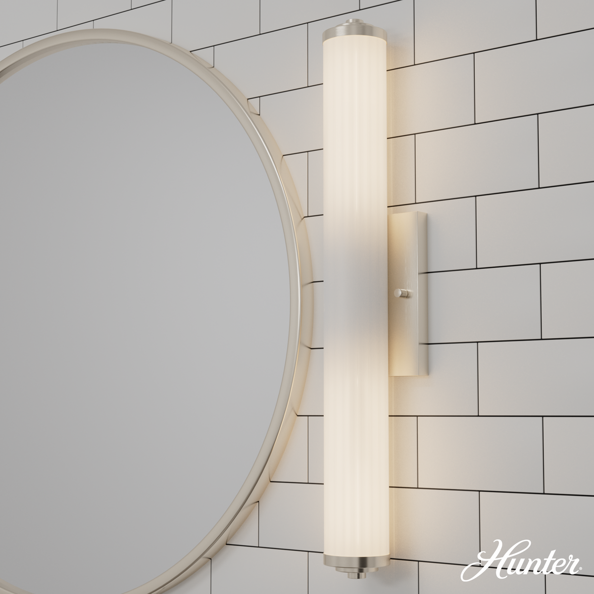 Perch Point 18-inch 4-light Brushed Nickel Semi-Flush Mount
