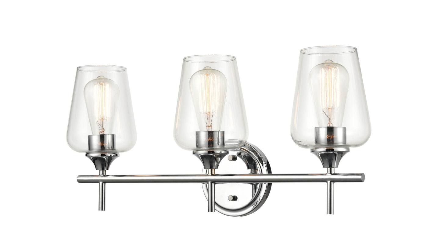 22.5'' Ashford Chrome 3 Light Bath Vanity