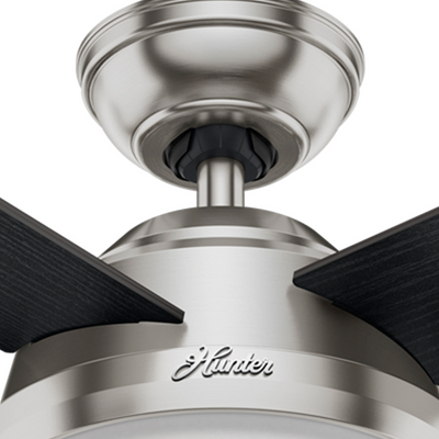 52 inch Dempsey Brushed Nickel Ceiling Fan with LED Light Kit and Handheld Remote
