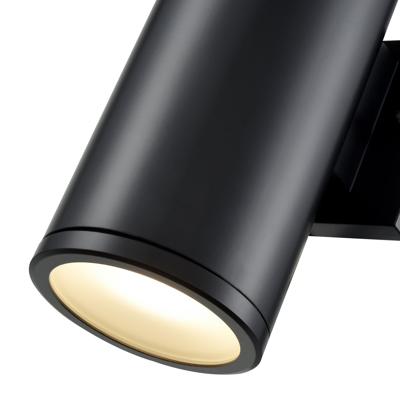 12.75-inch Vegas Powder Coated Black Outdoor Wall Sconce
