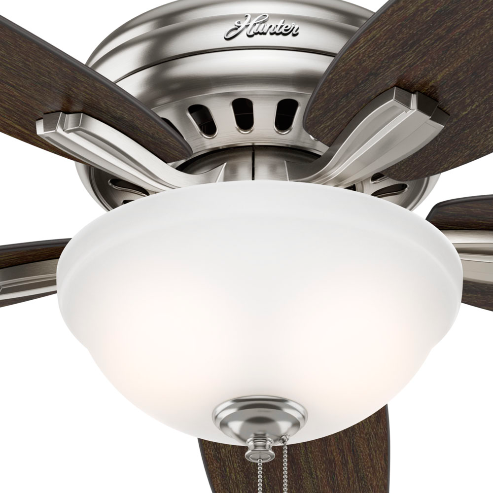52 inch Newsome Brushed Nickel Ceiling Fan with LED Light Kit