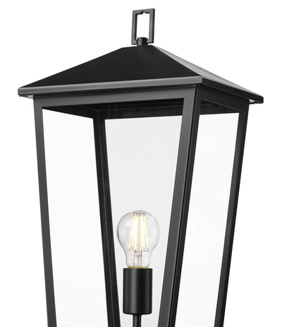 23'' Munger Powder Coated Black 1 Light Post Lantern