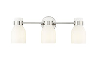 22.5'' Corella Polished Nickel 3 Light Bath Vanity