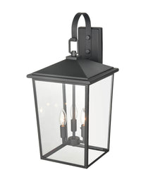 11'' Fetterton Powder Coated Black 3 Light Wall Sconce