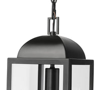 17.75'' Beaufort Powder Coated Black 1 Light Hanging Lantern