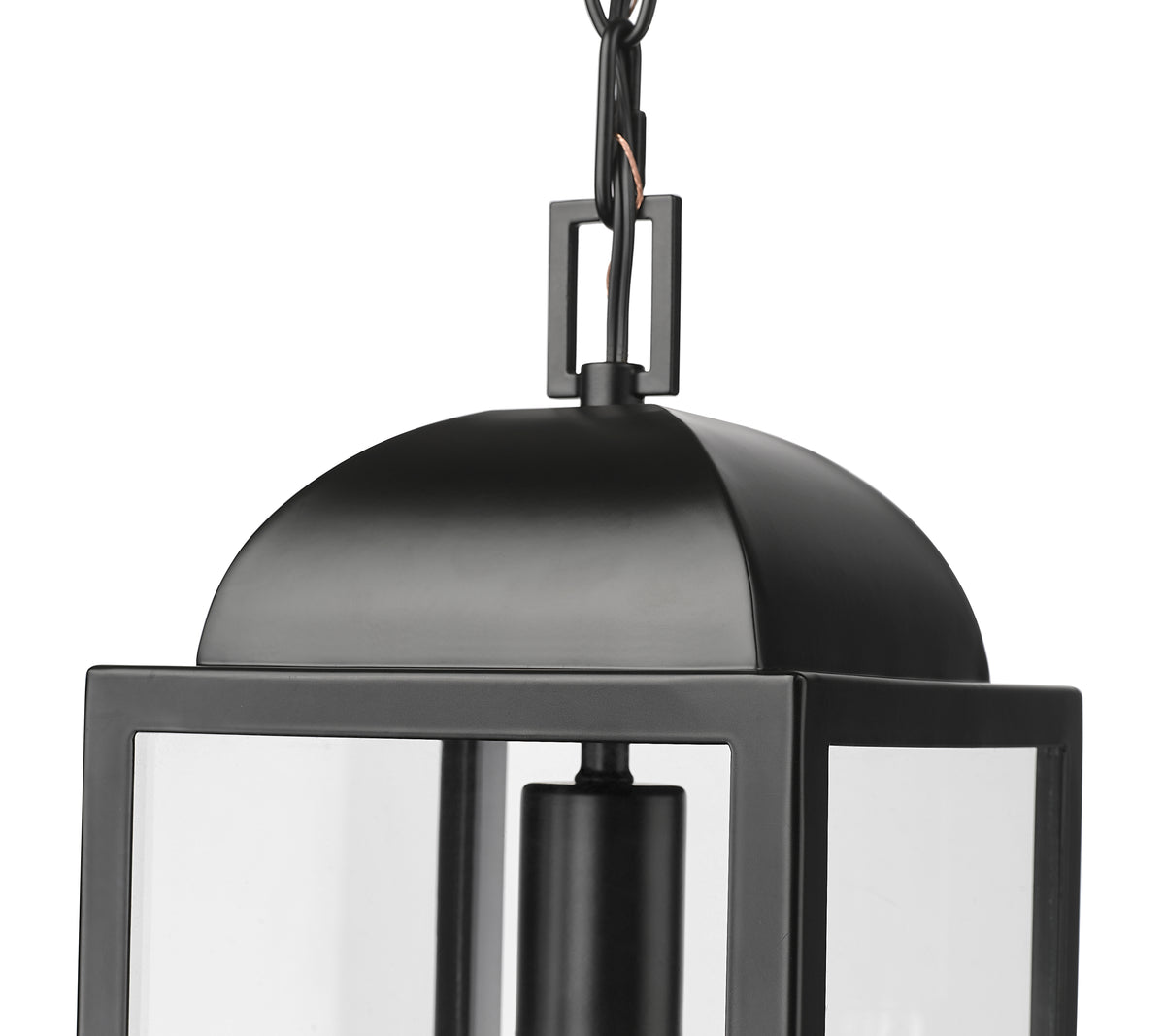 17.75'' Beaufort Powder Coated Black 1 Light Hanging Lantern