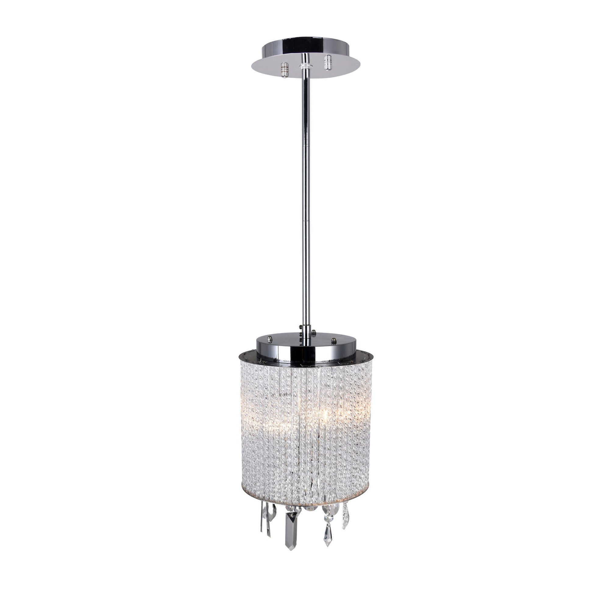 Benson 2 Light Chrome Pendant Light
