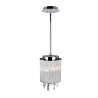 Benson 2 Light Chrome Pendant Light