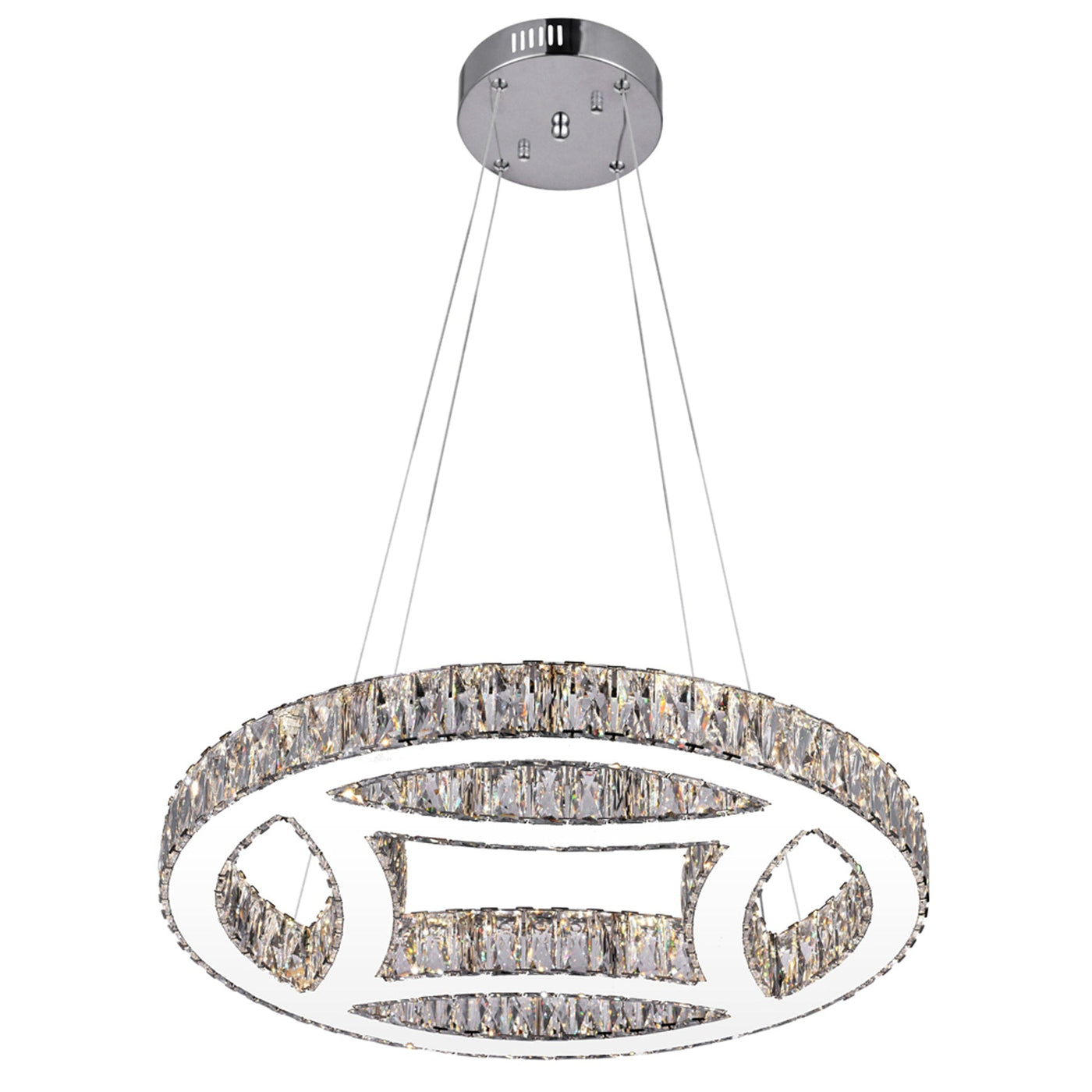 Beyond LED Chrome Chandelier