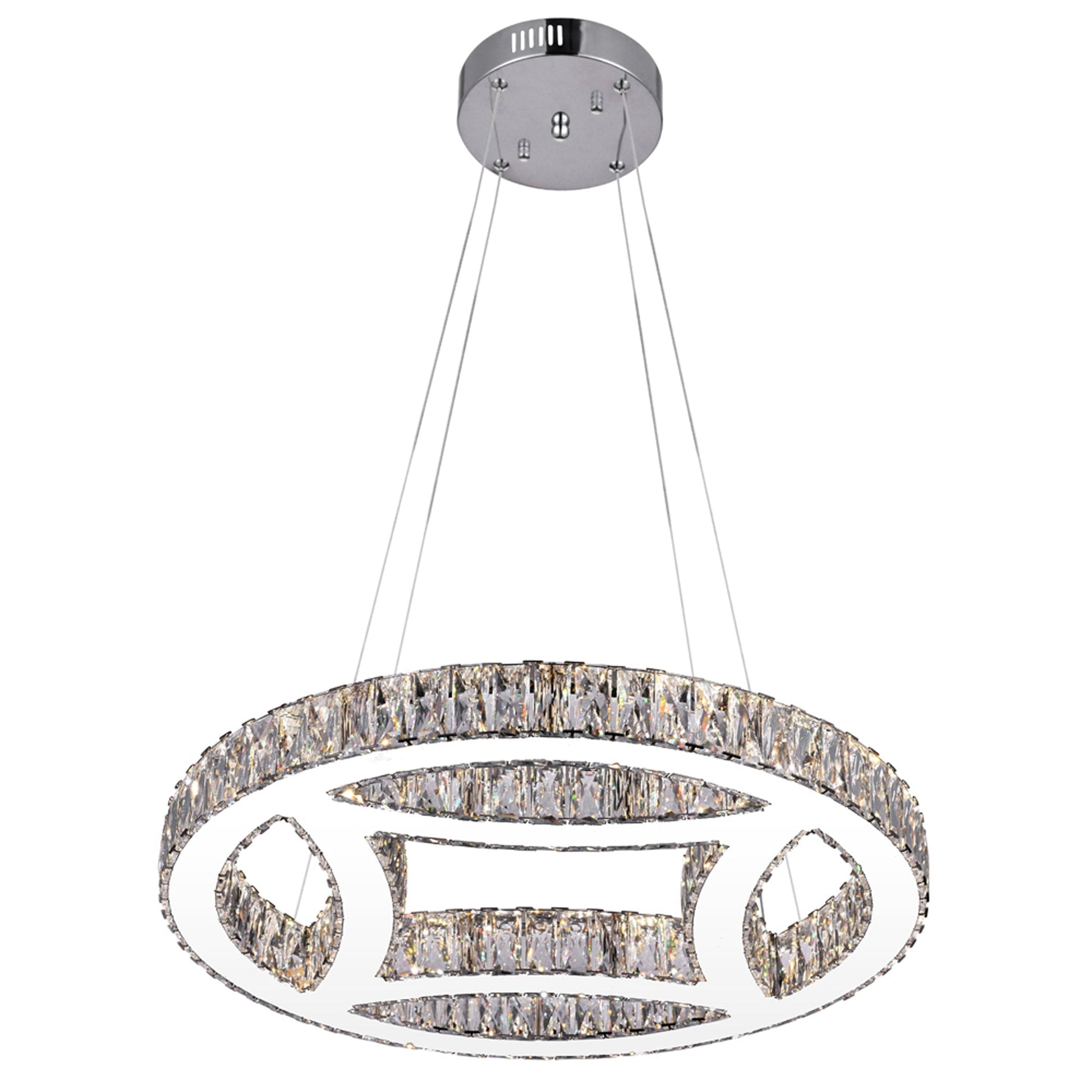 Beyond LED Chrome Chandelier