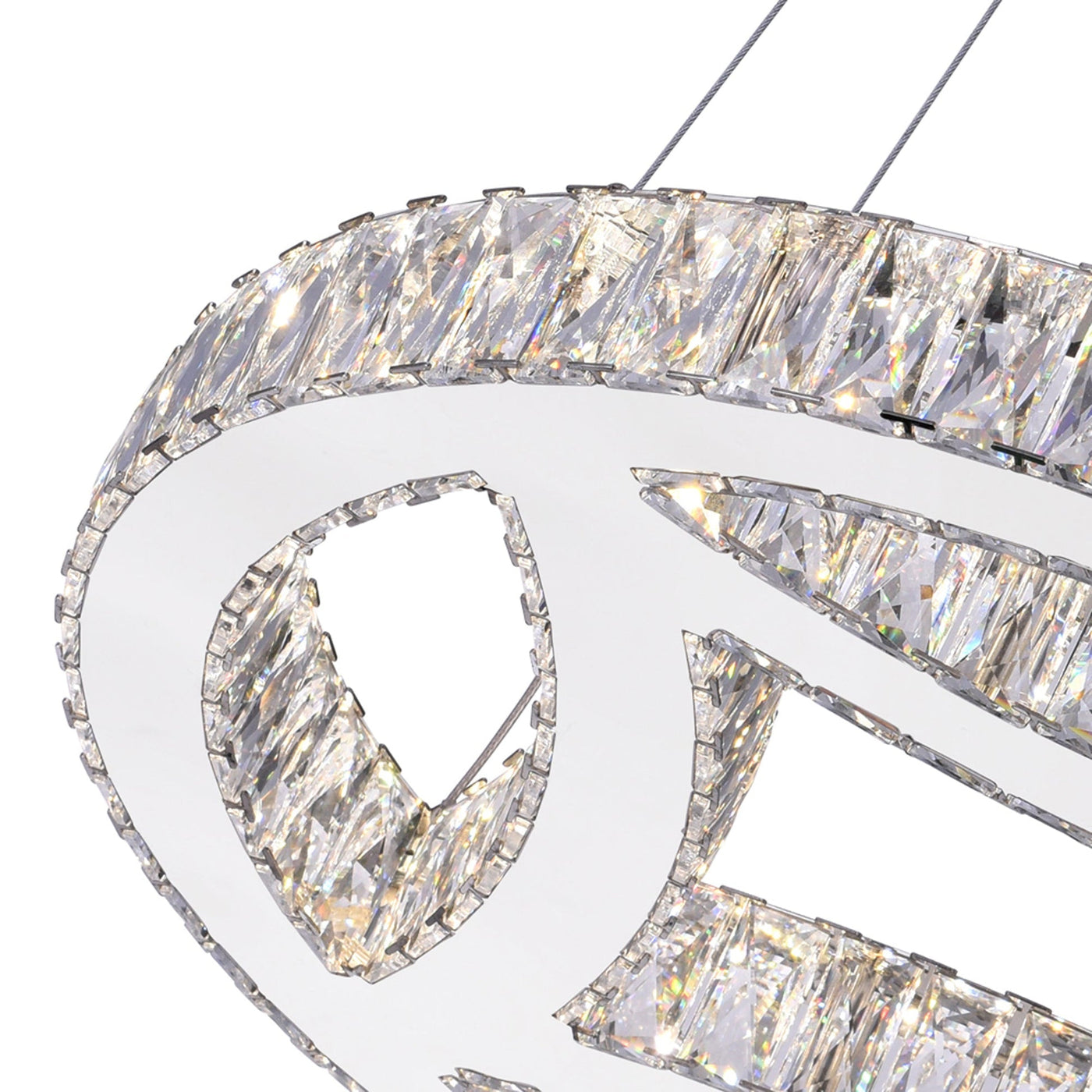 Beyond LED Chrome Chandelier