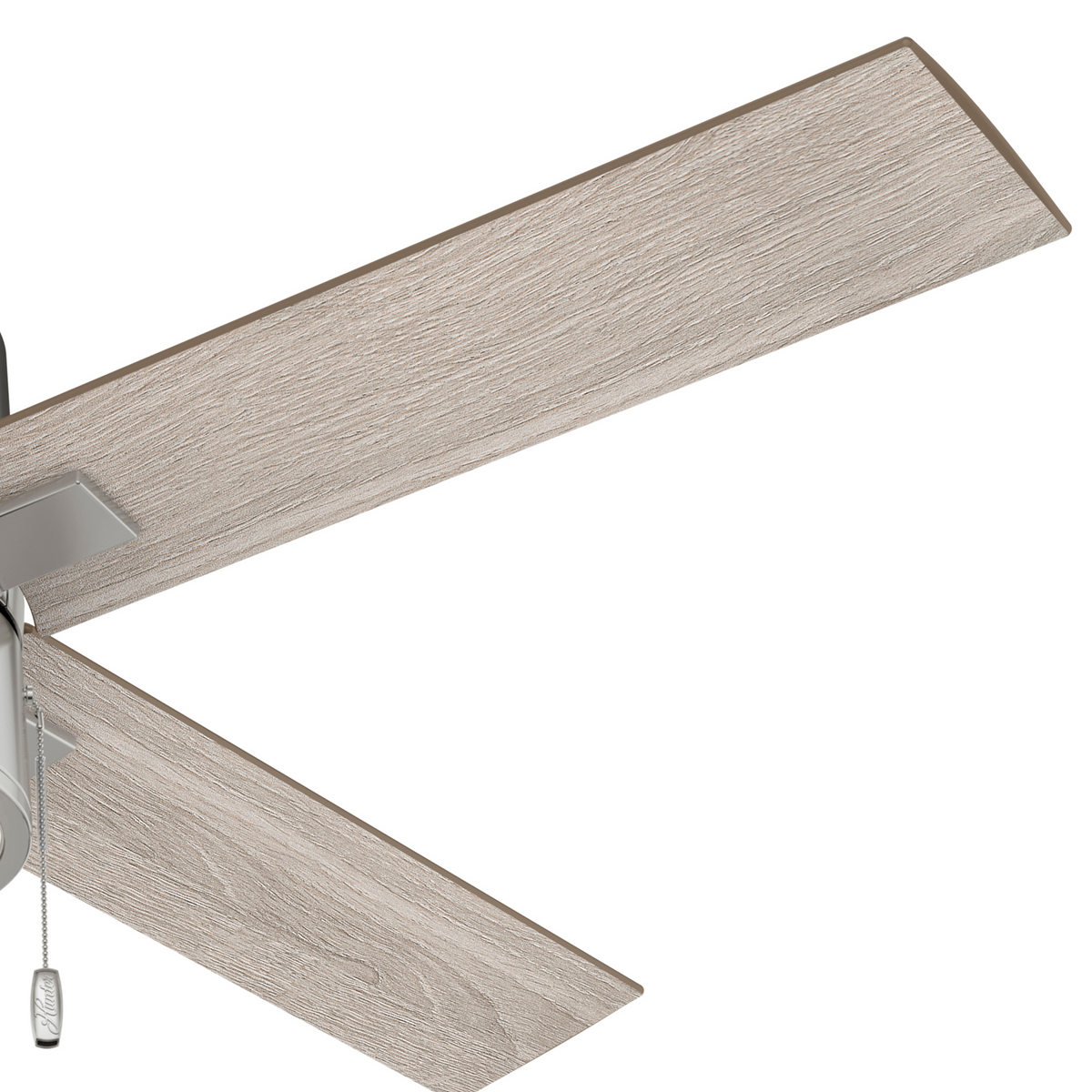 52 inch Beck Brushed Nickel Ceiling Fan with LED Light Kit and Pull Chain