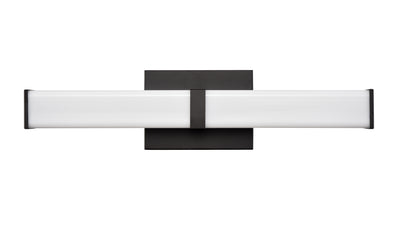 18'' Tron Matte Black  Vanity Light