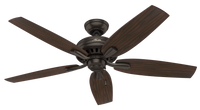 52 inch Newsome Premier Bronze Ceiling Fan with LED Light Kit and Pull Chain