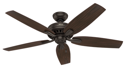 52 inch Newsome Premier Bronze Ceiling Fan with LED Light Kit and Pull Chain
