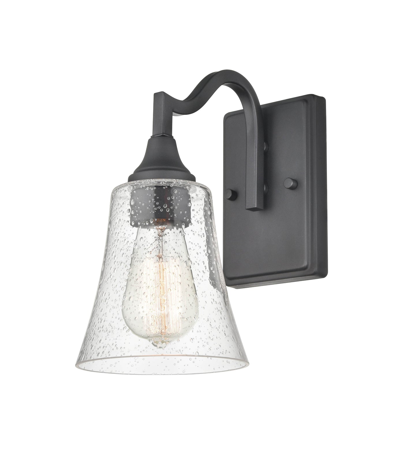 5.75'' Caily Matte Black 1 Light Wall Sconce