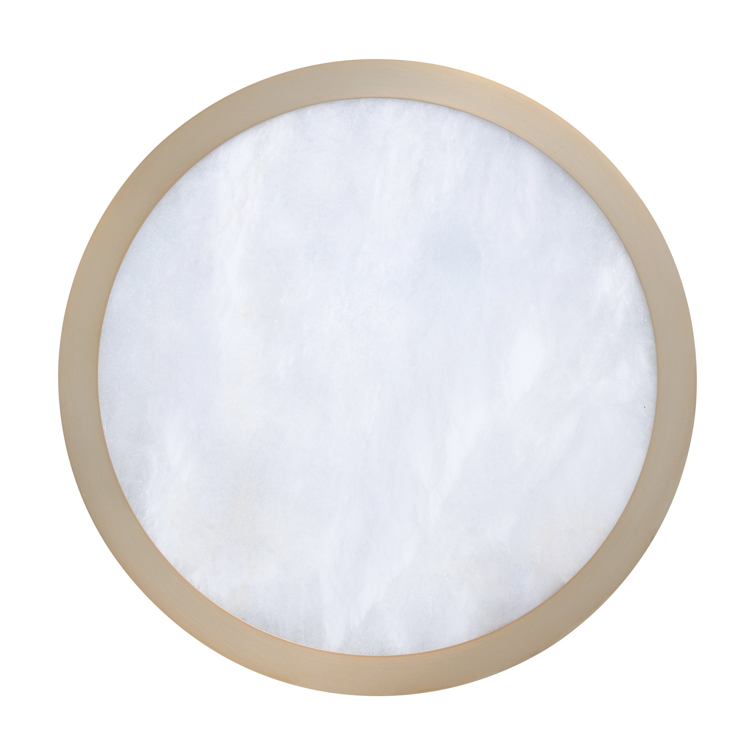 Argyle 12-inch Champagne Gold and Natural Alabaster 5CCT LED Flush Mount