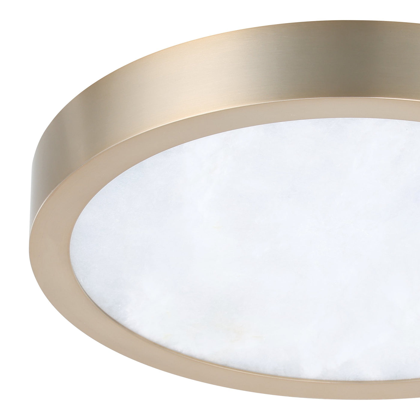 Argyle 12-inch Champagne Gold and Natural Alabaster 5CCT LED Flush Mount
