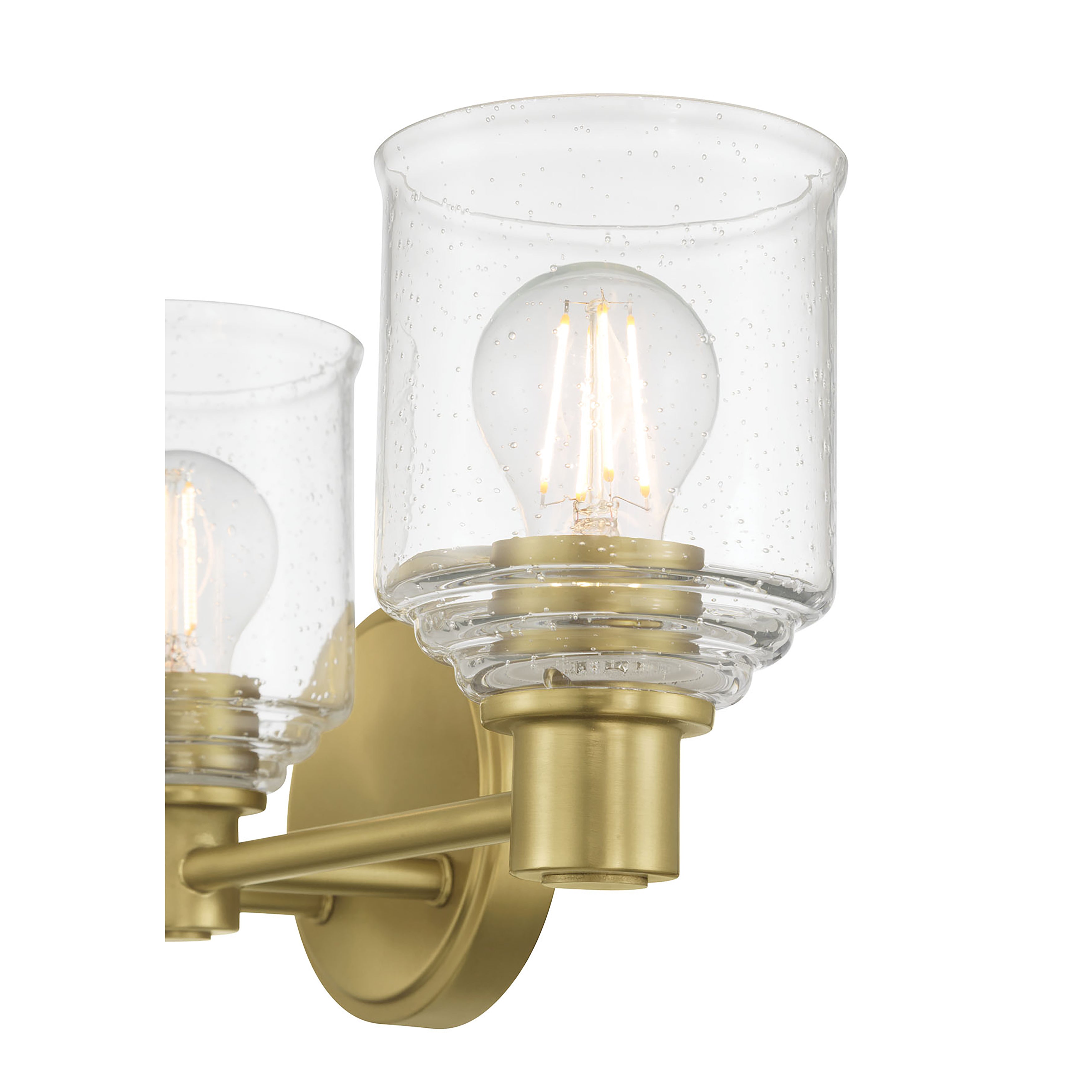 22.5'' Vessair Vintage Brass 3 Light Bath Vanity