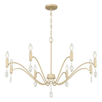 23.5'' Aureline Aged Silver 8 Light Chandelier