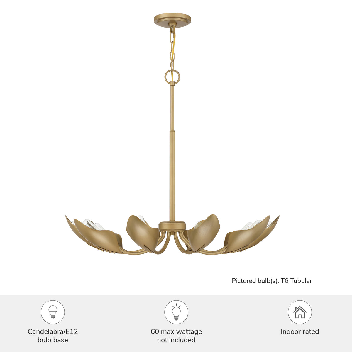 Juneway 28-inch 10-light Luxe Gold Chandelier with Luxe Gold Metal Shade
