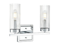 12.5'' Iversen Polished Chrome 2 Light Bath Vanity