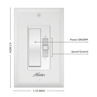Hunter Slider Wall Controller
