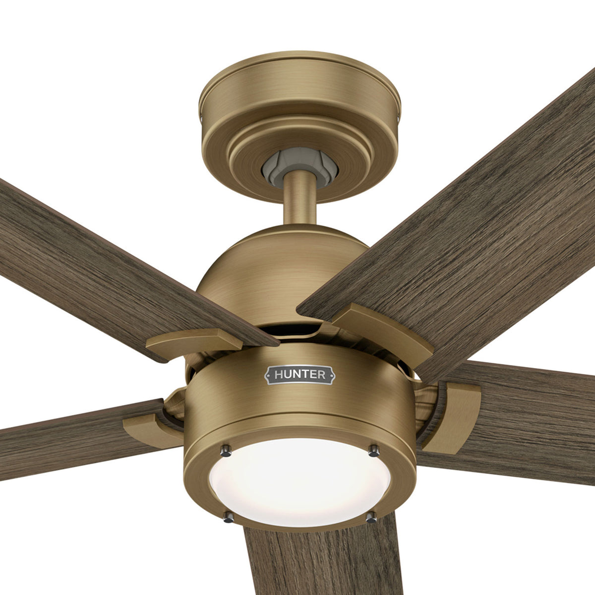 52 inch Erling ENERGY STAR® Luxe Gold Ceiling Fan with LED Light Kit and Handheld Remote