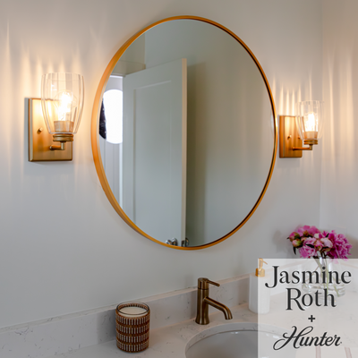 Rossmoor 9-inch 1-light Luxe Gold Wall Sconce with Clear Fluted Glass