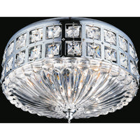 Bloome 4 Light Chrome Flush Mount