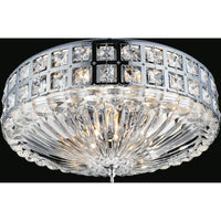 Bloome 6 Light Chrome Flush Mount