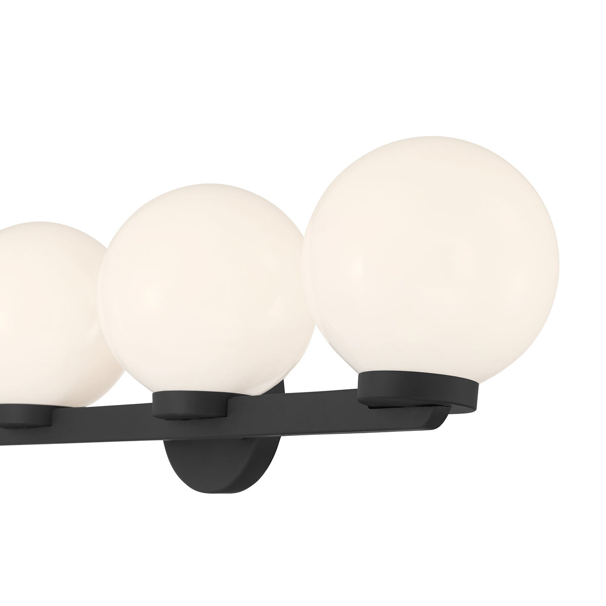 30.25'' Ardeva Matte Black 4 Light Bath Vanity