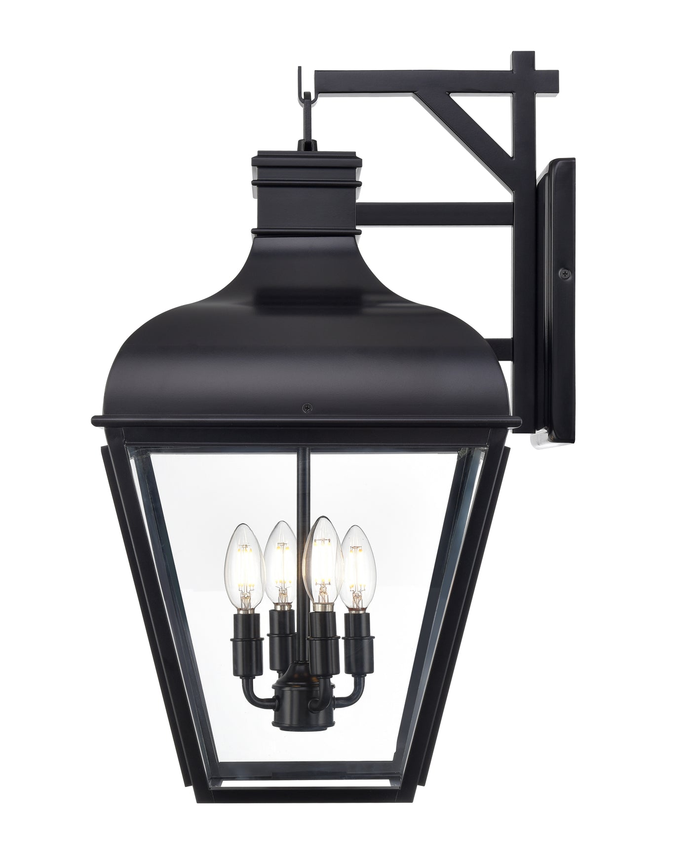 13.25'' Edenton Matte Black 4 Light Wall Sconce