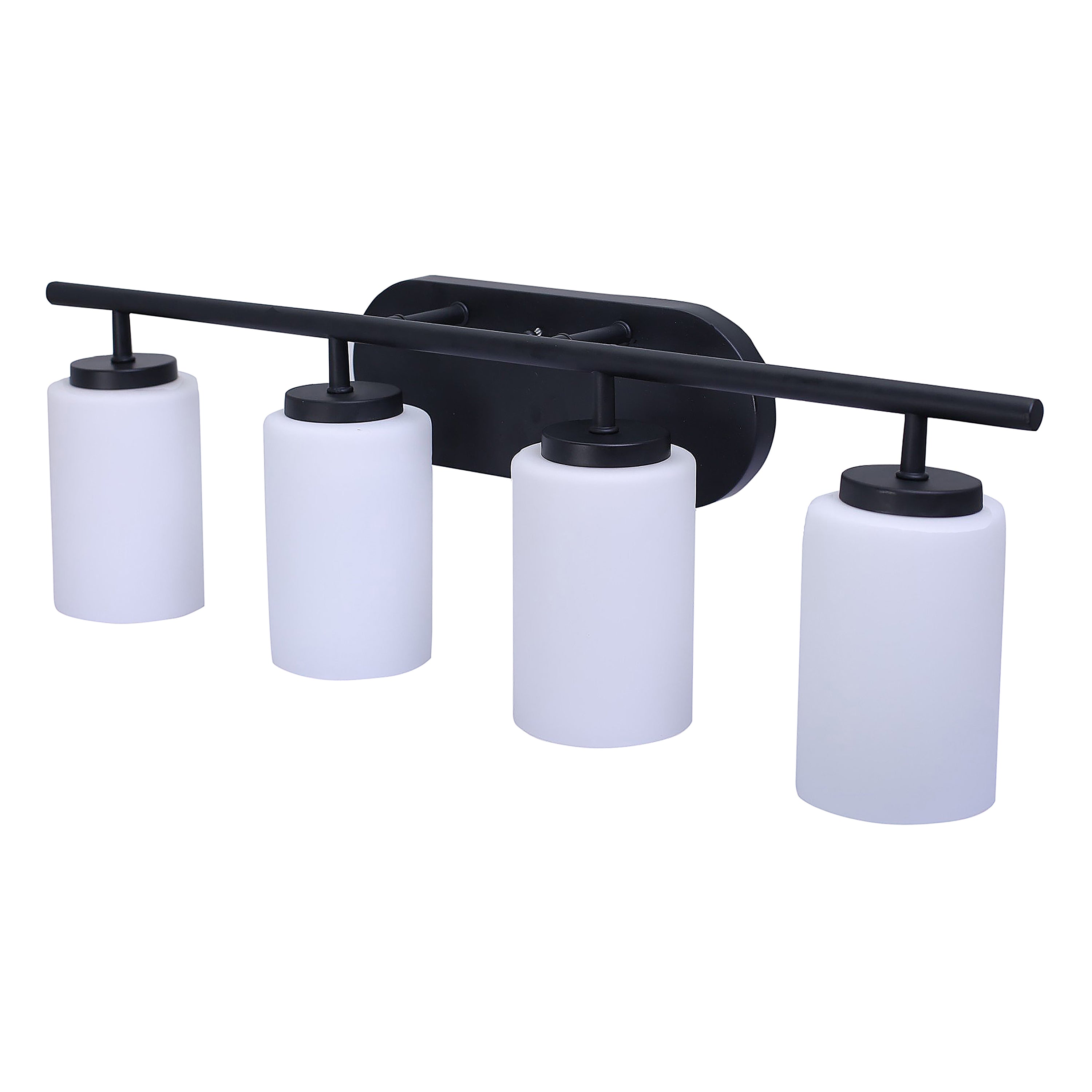 22-inch 4-light Black Vanity Light