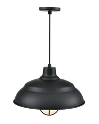 12.25'' R Series Satin Black 1 Light Pendant