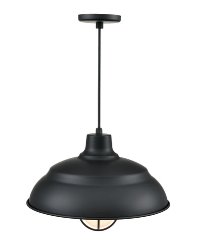 12.25'' R Series Satin Black 1 Light Pendant