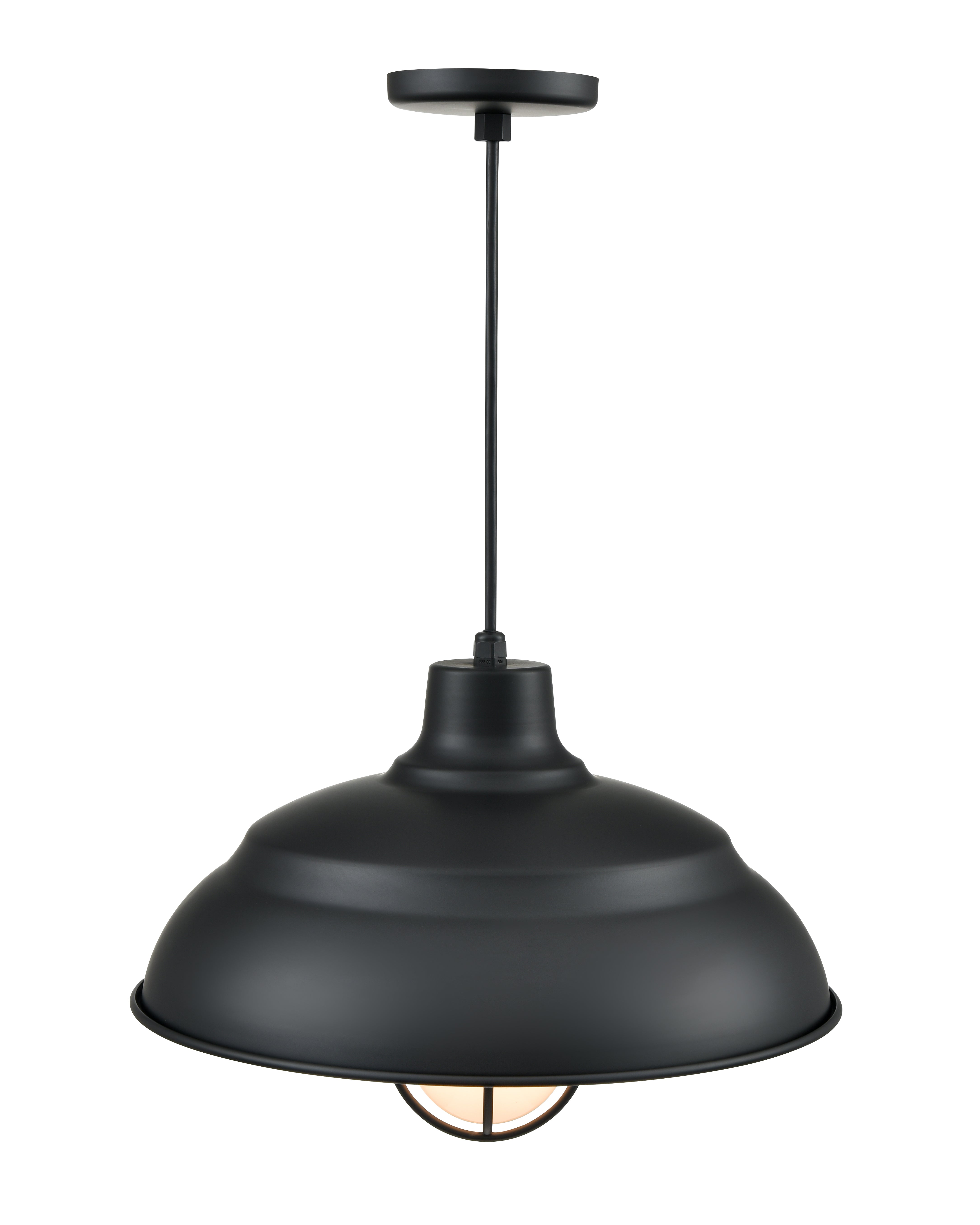 12.25'' R Series Satin Black 1 Light Pendant