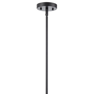 20.75'' Elise Matte Black 3 Light Pendant