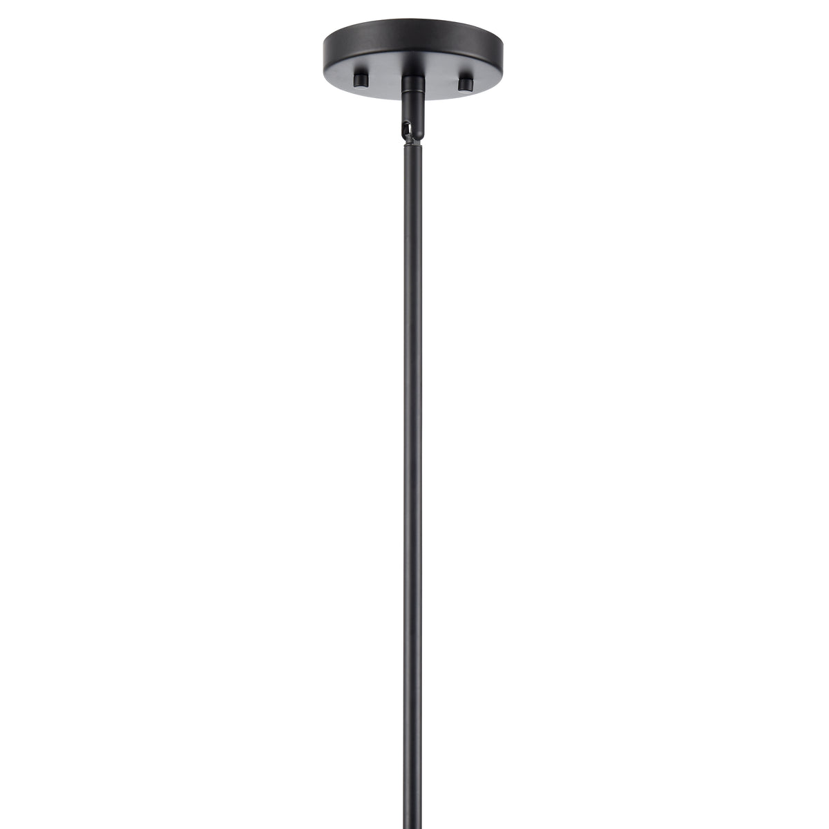 20.75'' Elise Matte Black 3 Light Pendant