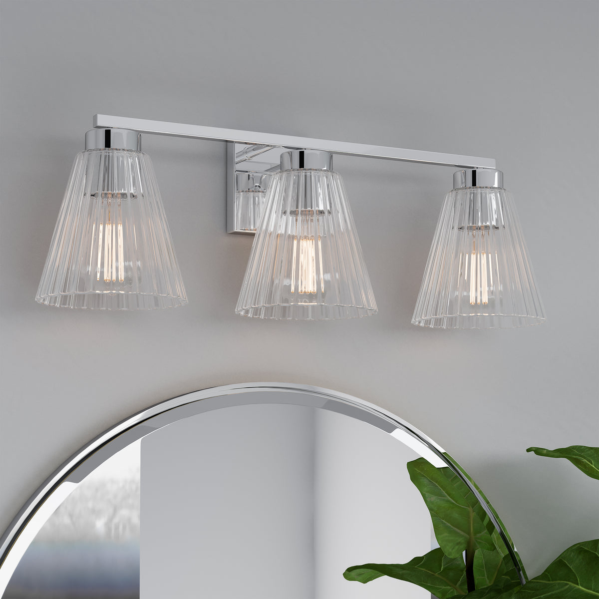 22.75'' Riville Chrome 3 Light Bath Vanity
