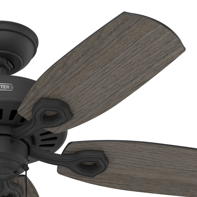 42 inch Builder Elite Matte Black Ceiling Fan and Pull Chain
