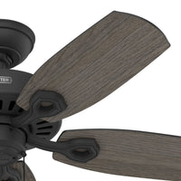 42 inch Builder Elite Matte Black Ceiling Fan and Pull Chain