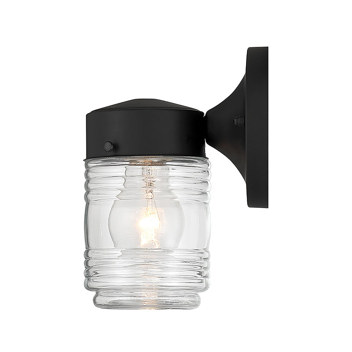 4.5'' Bravyn Powder Coated Black 1 Light Lantern